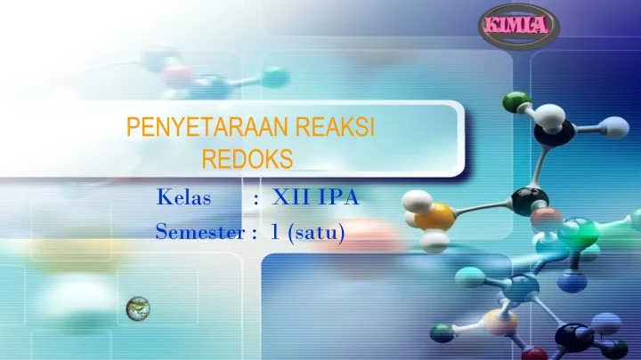 penyetaraan reaksi redoks