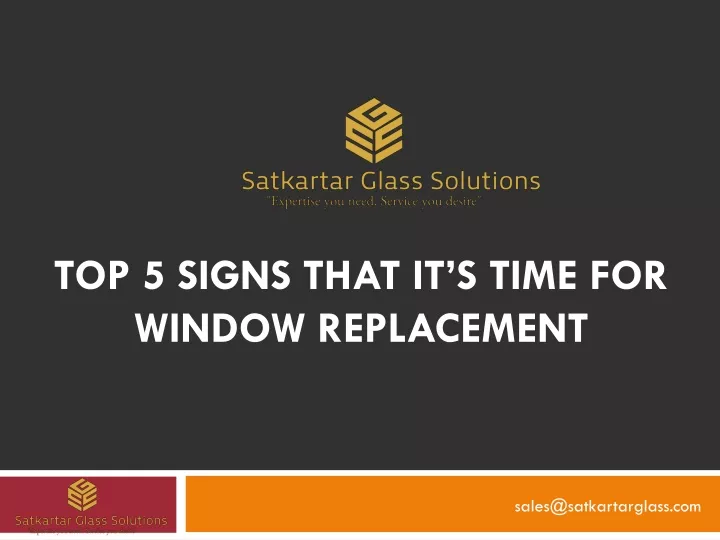 top 5 signs that it s time for window replacement