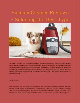 best vacuum for pet hair