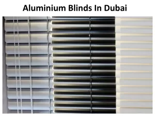 aluminium blinds in dubai