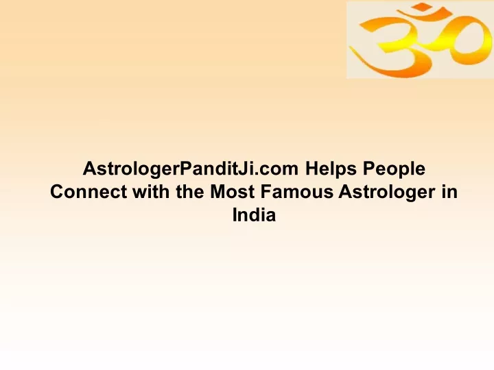 astrologerpanditji com helps people connect with