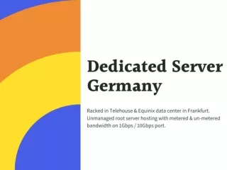 10Gbps germany dedicated server