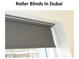 roller blinds in dubai