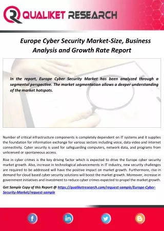Global Europe Cyber Security Market Trend ,Revenue, Gross Margin and Market Share (2020-2027)