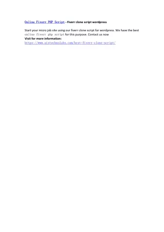 online online fiverr