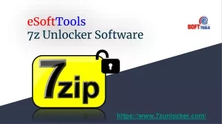 eSoftTools 7z Unlocker Tool