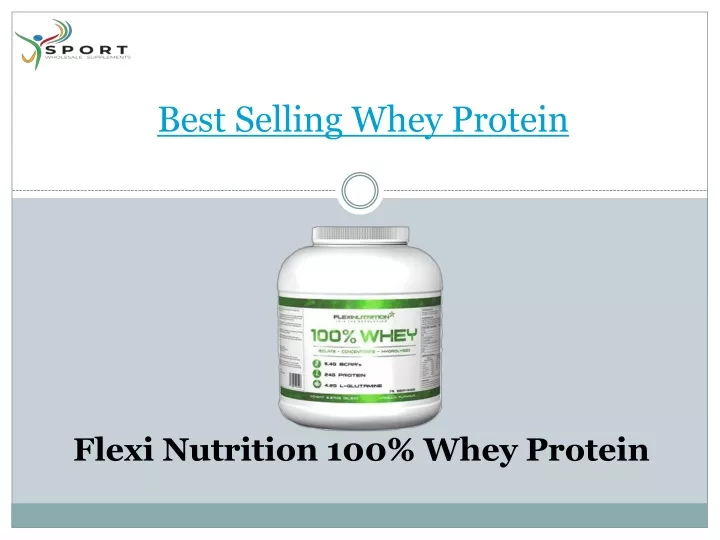 best selling whey protein