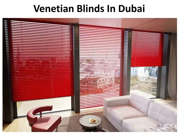 venetian blinds in dubai