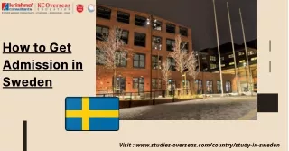 how to get admission in sweden