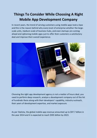 things to consider while choosing a right mobile