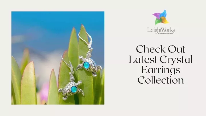 check out latest crystal earrings collection