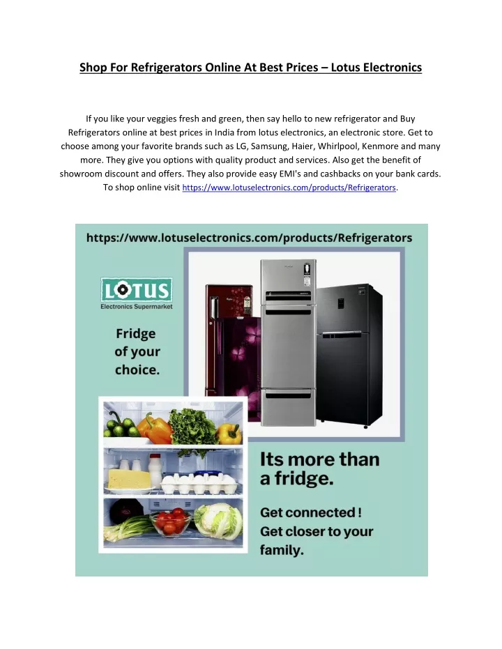 shop for refrigerators online at best prices