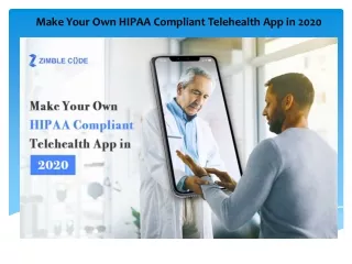 make your own hipaa compliant telehealth app in 2020