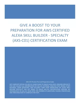 give a boost to your preparation
