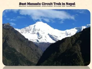 Best Manaslu Circuit Trek in Nepal