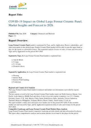 report title