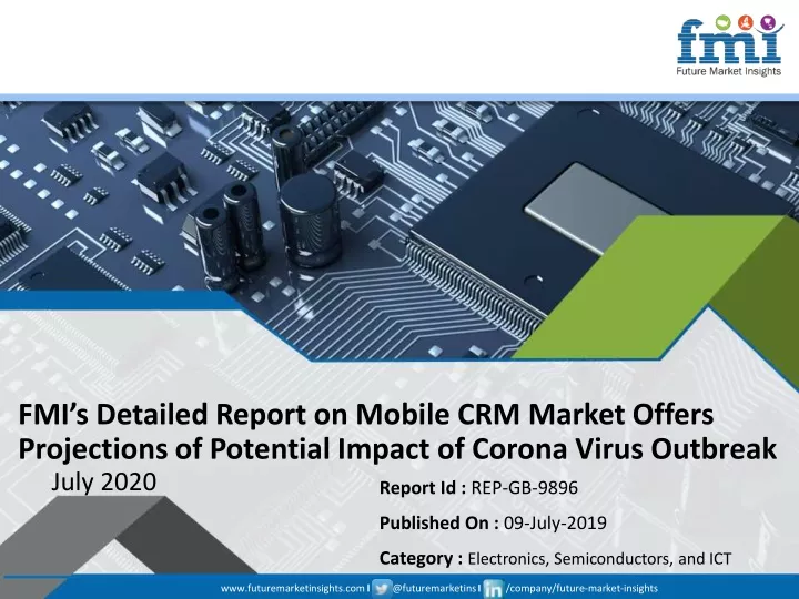 fmi s detailed report on mobile crm market offers