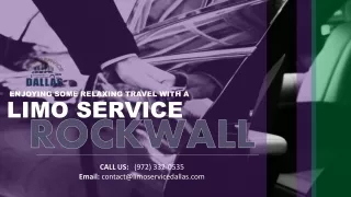 enjoying some relaxing travel with a limo service