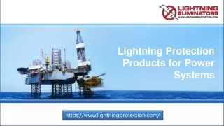 Lightning Protection Products for Power Systems