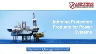 Lightning Protection Products for Power Systems