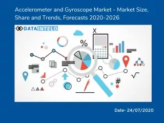Accelerometer and Gyroscope Market - Market Size, Share and Trends, Forecasts 2020-2026
