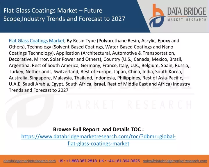 flat glass coatings market future scope industry