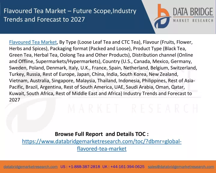 flavoured tea market future scope industry trends