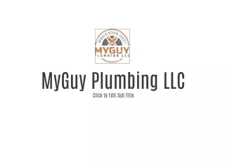 MyGuy Plumbing LLC