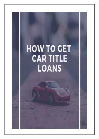 Looking For Car Title Loans in Alberta?