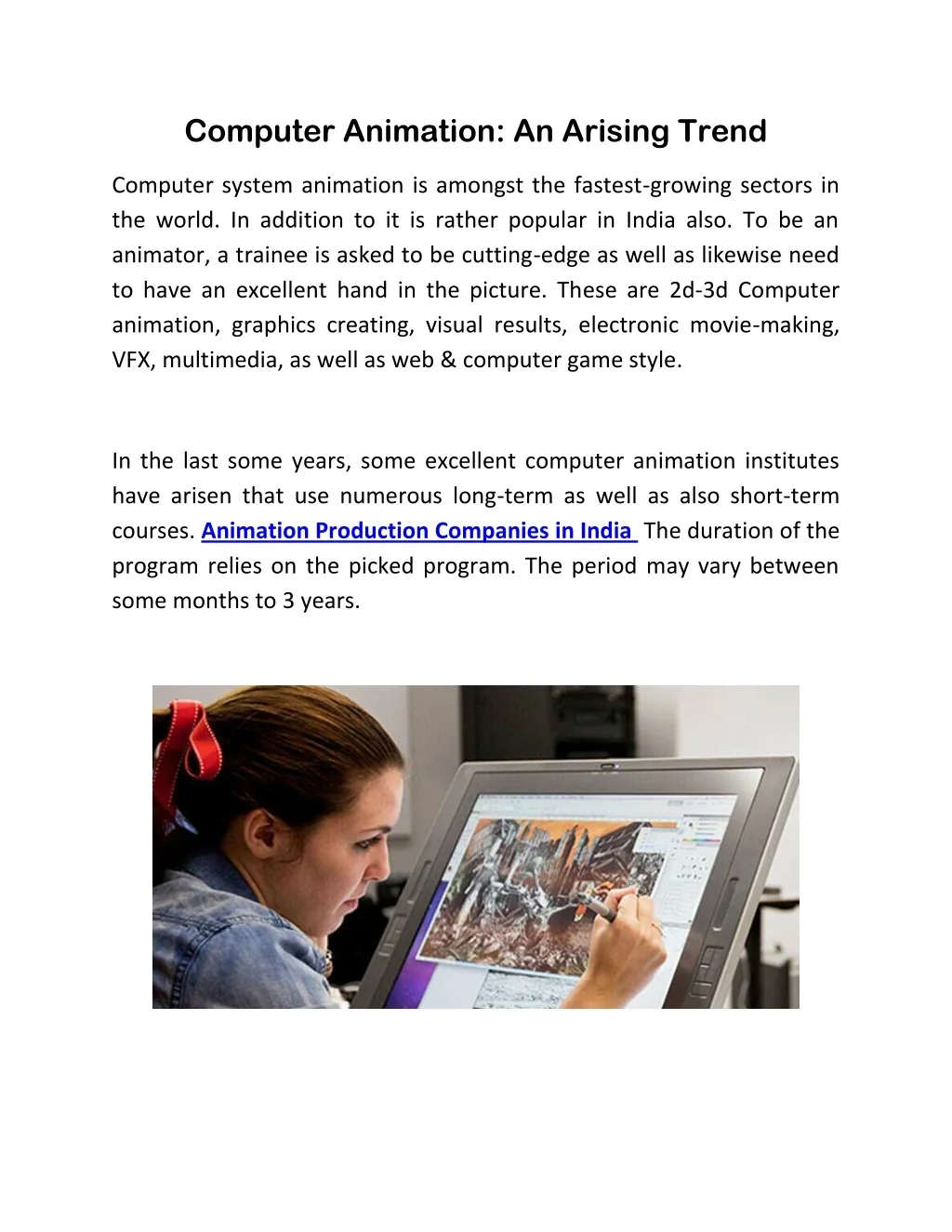 PPT - Computer Animation: An Arising Trend PowerPoint Presentation ...