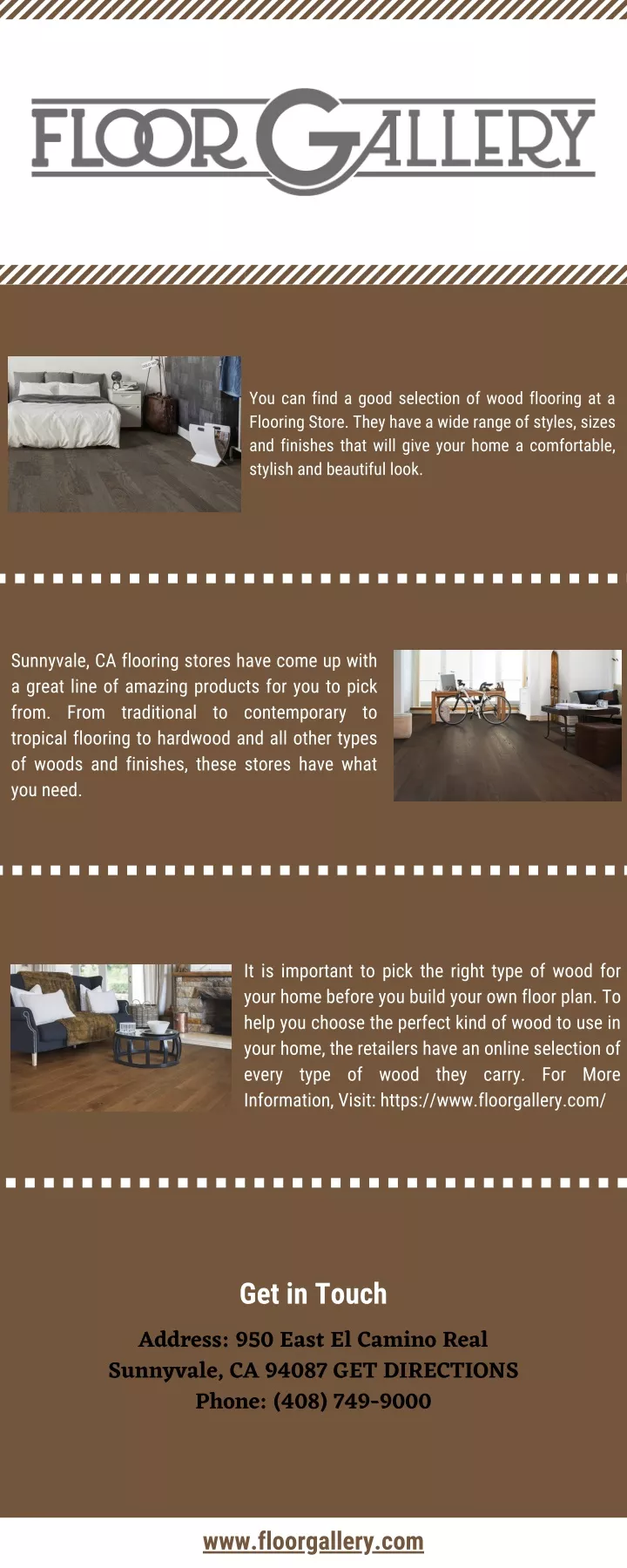 you can find a good selection of wood flooring