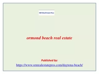 ormond beach real estate
