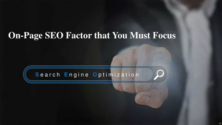 on page seo factor that you must focus