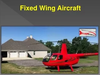Fixed Wing Aircraft