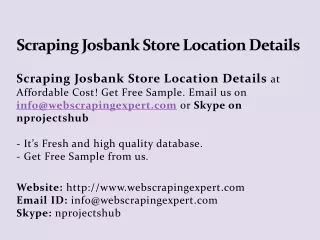 scraping josbank store location details
