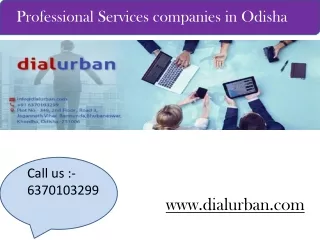 professional services companies in odisha
