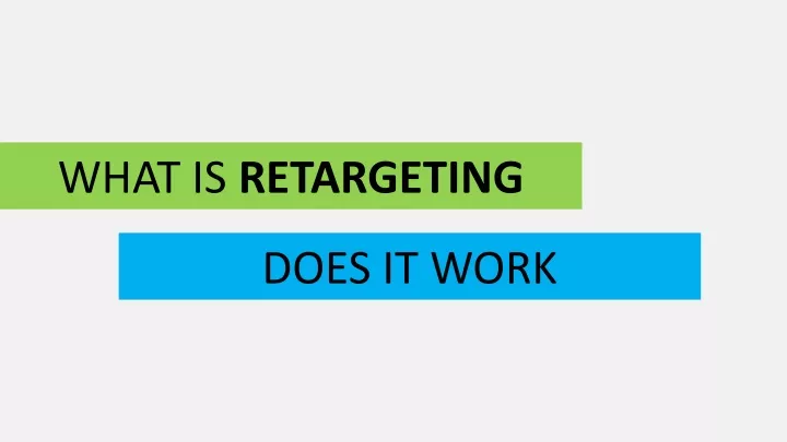what is retargeting