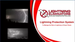 Lightning Protection System – To Manage the Risk of Lightning in Power Plants