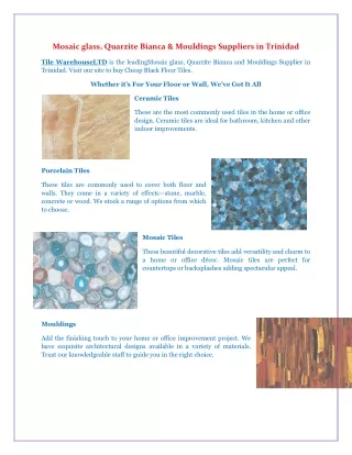 mosaic glass quarzite bianca mouldings suppliers