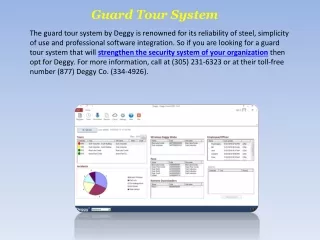 guard tour system