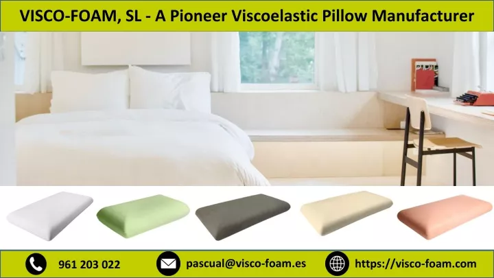 visco foam sl a pioneer viscoelastic pillow