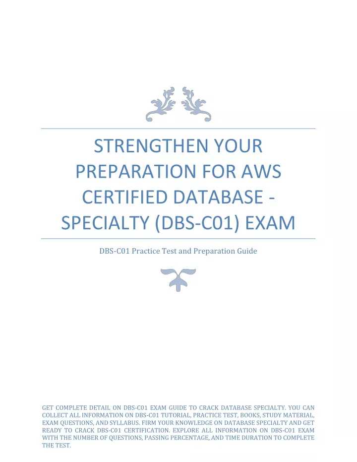 strengthen your preparation for aws certified