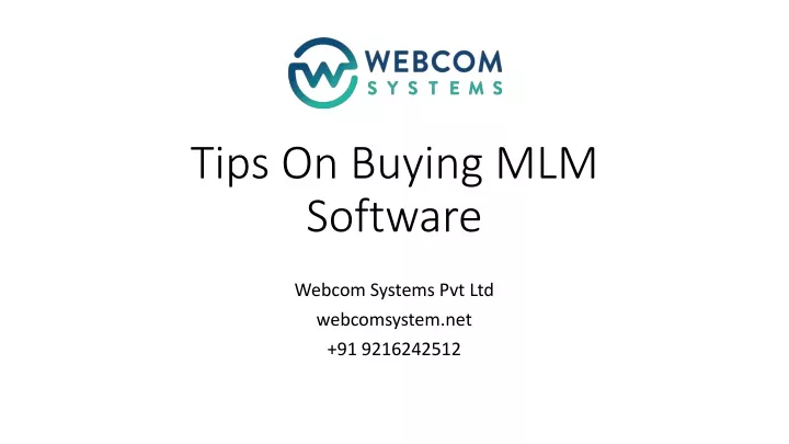 tips on buying mlm software