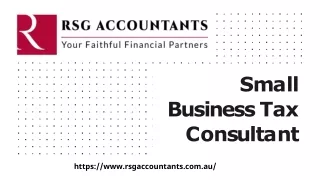 Small Business Tax Consultant | RSG Accoutntants