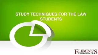 study techniques for the law students