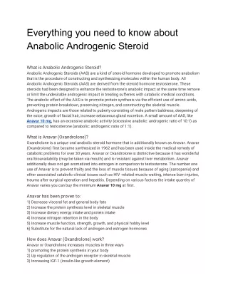 everything you need to know about anabolic