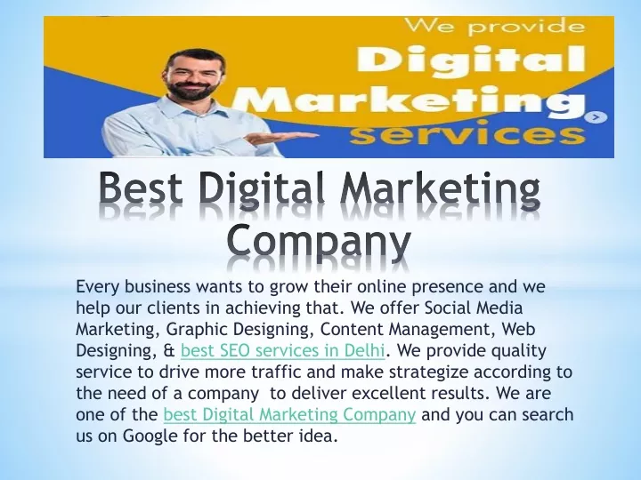 best digital marketing company