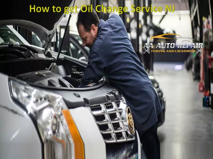 how to get oil change service nj