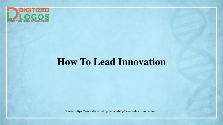 how to lead innovation