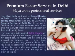 Popular Delhi Dating Service Mayaerotic